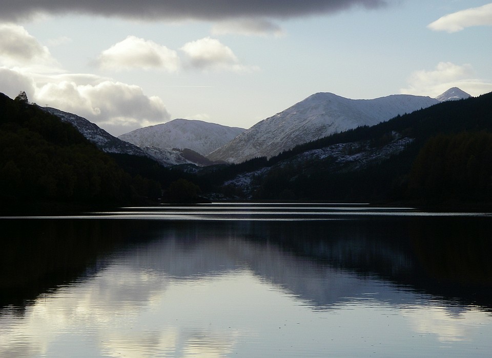 Loch Meig in the winter